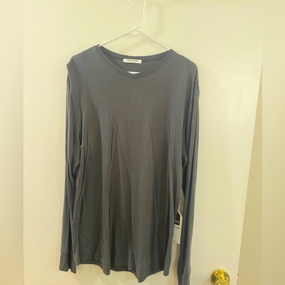 Mens Large NWT Sweat Tailor Long Sleeve